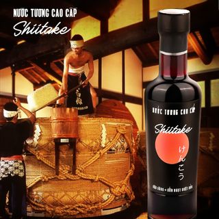 [Combo 2 Chai 250ml] Nước Tương Cao Cấp Shiitake Làng Chài Xưa Lên Men Từ Nấm Ngọt Nhât Và Đậu Nành