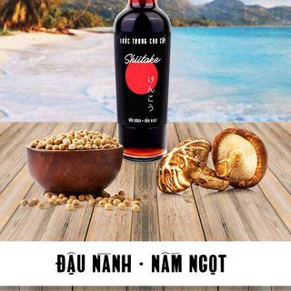 [Combo 3 Chai 250ML] Nước Tương Cao Cấp Shiitake Làng Chài Xưa Tự Nhiên Lên Men Từ Nấm Ngọt Nhật Và Đậu Nành