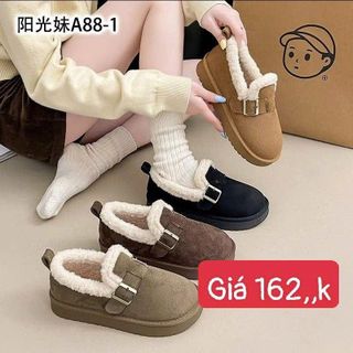 Giày cao cấp chất liệu da bò lộn mới thời trang hot hit