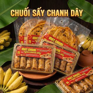CHUỐI SẤY CHANH DÂY 500G – DẺO NGON TỰ NHIÊN CHUẨN MIỀN TÂY - WINNIE HOUSE