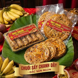CHUỐI SẤY CHANH DÂY 500G – DẺO NGON TỰ NHIÊN CHUẨN MIỀN TÂY - WINNIE HOUSE