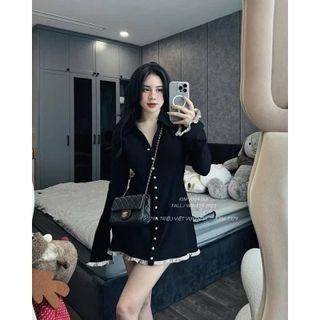 ✨ VÁY LEN TĂM PHỐI BÈO – XINH XẢY NƯỚC, LÊN DÁNG ĐỈNH CAO ✨