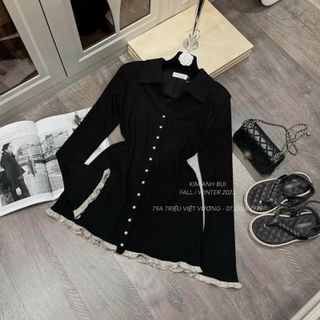 ✨ VÁY LEN TĂM PHỐI BÈO – XINH XẢY NƯỚC, LÊN DÁNG ĐỈNH CAO ✨