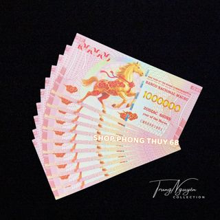 Sỉ Tiền Ngựa Macao Mệnh Gía 1 Triệu Patacas , Tiền Lì Xì Tết 2026 - Bính Ngọ