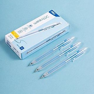 HỘP 12 BÚT DẦU DELI 0,7MM MÀU XANH EQ80-BL