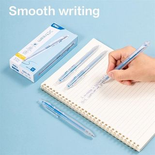 HỘP 12 BÚT DẦU DELI 0,7MM MÀU XANH EQ80-BL