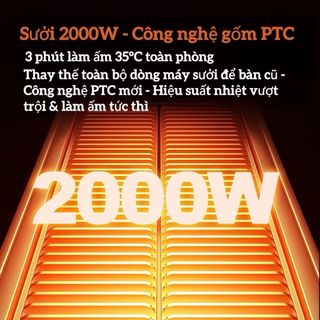 Quạt sưởi gốm ceramic XH2001