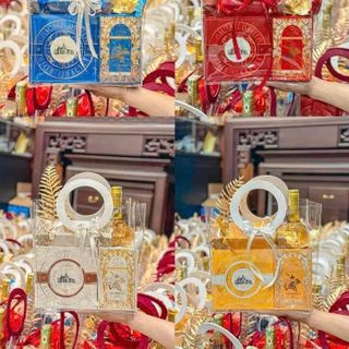 túi quà quai da tròn trang trí tết hot ( Hàng Gía Tận Xưởng)