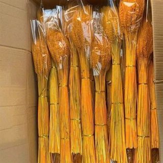 Bó bông lúa mạch khô dùng để trang trí chiêu tài lộc và may mắn