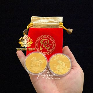 Sỉ Đồng Xu Mã Đáo Thành Công - Thuận Buồm Xuôi Gió Làm Qùa Tặng, Lì Xì Tết 2026