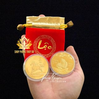 Sỉ Đồng Xu Mã Đáo Thành Công - Thuận Buồm Xuôi Gió Làm Qùa Tặng, Lì Xì Tết 2026