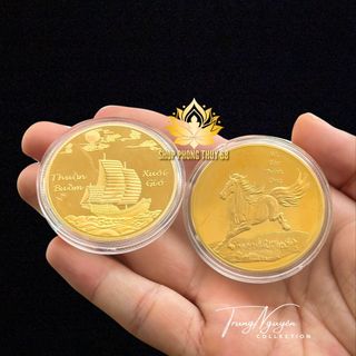 Sỉ Đồng Xu Mã Đáo Thành Công - Thuận Buồm Xuôi Gió Làm Qùa Tặng, Lì Xì Tết 2026