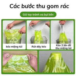 CUỘN TÚI RÁC DÂY RÚT HƯƠNG NGẢI CỨU