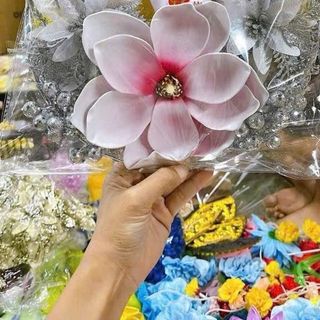 Set phụ kiện hoa trang tria giỏ quà tết, trang trí tết thung 100set ( Hàng Giá Tận Xưởng )