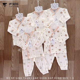 Bộ dài tay thun lạnh cho bé size 1-3, có chọn size