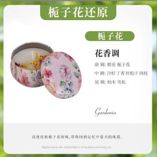 (HĐ) NẾN THƠM HOA VĂN HỘP THIẾC (70g)