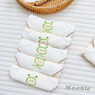 Set 5 Khăn sữa muslin sợi tre Moonie cho bé