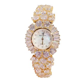 ĐỒNG HỒ NỮ CAO CẤP RODAL DÂY THÉP GOLD ĐÍNH ĐÁ SWAROSKI