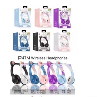 TAI NGHE BLUETOOTH - HEADPHONE P47 MÈO