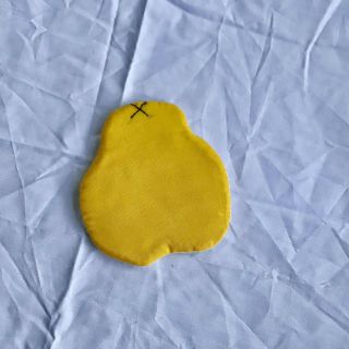 Lót ly bằng vải handmade - hình trái lê