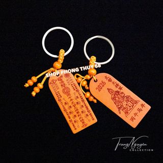 Sỉ Móc Khóa Thái Tuế 2026 Chất Liệu Bằng Gỗ Hóa Giải Thái Tuế Ngọ - Dậu - Tý - Sửu - Mão