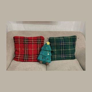 Bao gối tựa lưng ghế sofa trang trí noel