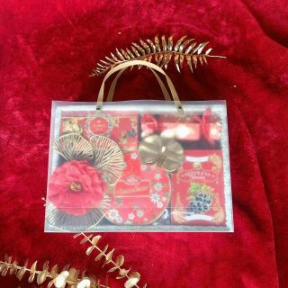 khay ren trang trí giỏ quà tết sang trọng ( Hàng Gia Tận Xưởng )