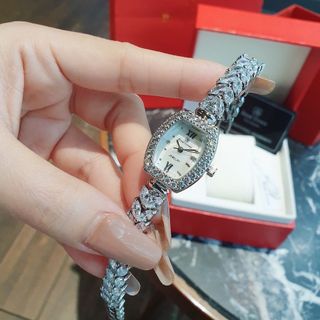 ĐỒNG HỒ NỮ CAO CẤP RODAL DÂY BẠC MẶT BẦU ĐÍNH ĐÁ SWAROSKI