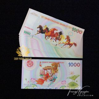 Sỉ Tiền Ngựa Macao Mã Đáo Thành Công - Cá Chép Hóa Rồng 1000 - Tiền Con Ngựa Lì Xì Tết 2026