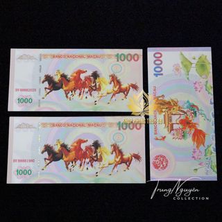 Sỉ Tiền Ngựa Macao Mã Đáo Thành Công - Cá Chép Hóa Rồng 1000 - Tiền Con Ngựa Lì Xì Tết 2026