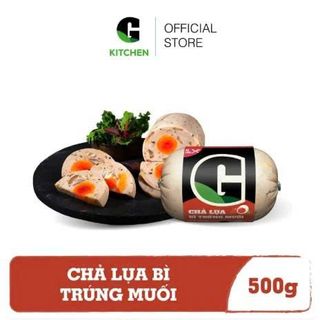 Feddy chả lụa bì trứng muối - đòn 500g chất lượng (giao hcm)