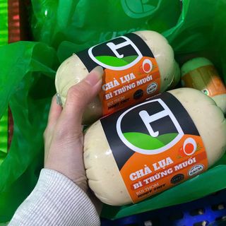 Feddy chả lụa bì trứng muối - đòn 500g chất lượng (giao hcm)