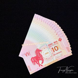 Sỉ Tiền Ngựa Macao Mệnh Giá 10 Patacas -Tiền Con Ngựa 2026 Tiền Lì Xì Tết
