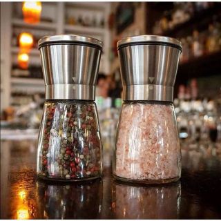 Lọ xay tiêu nắp inox