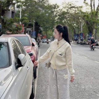 🔥   Áo LEN TÚI VUÔNG HỌA TIẾT – MẪU HOT TREND 2025 🔥