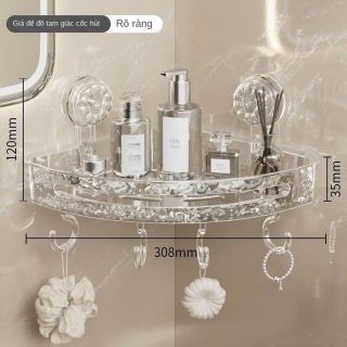 Kệ Góc + Kệ chữ nhật Hít Tường