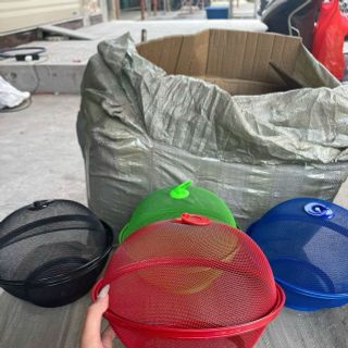 Bộ rổ hoa quả kèm lồng bàn