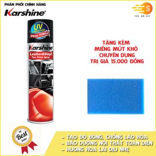 Chai xịt chăm sóc và bảo dưỡng nội thất ô tô Karshine 500ml