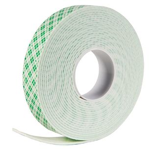 Băng keo siêu dính 2 mặt màu trắng khổ 19mm Scotch 3M SB-BK110 - Cường lực, thẩm mỹ, dán trong nhà, logo, móc treo đồ