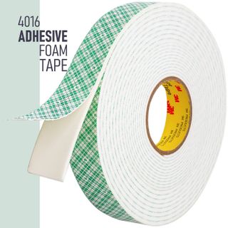 Băng keo siêu dính 2 mặt màu trắng khổ 19mm Scotch 3M SB-BK110 - Cường lực, thẩm mỹ, dán trong nhà, logo, móc treo đồ