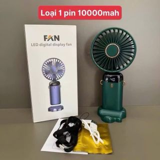 Quạt cầm tay tích điện 5 chế độ gió