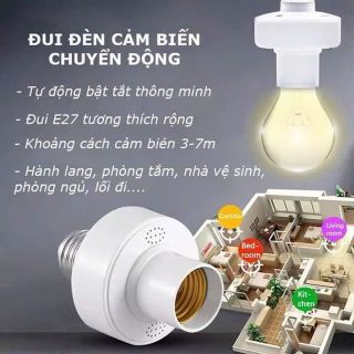 Đui đèn cảm biến chuyển động