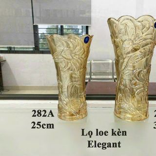 BÌNH CẮM HOA VÀNG 30CM HOẠ TIẾT MÃ 283A,B,C