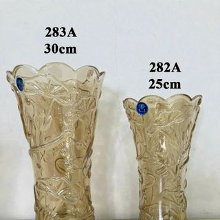 BÌNH CẮM HOA VÀNG 30CM HOẠ TIẾT MÃ 283A,B,C