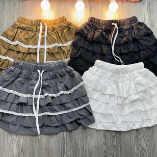 CHÂN VÁY TẦNG PHỐI REN CHẤT GIÓ - LÊ PHƯƠNG BOUTIQUE