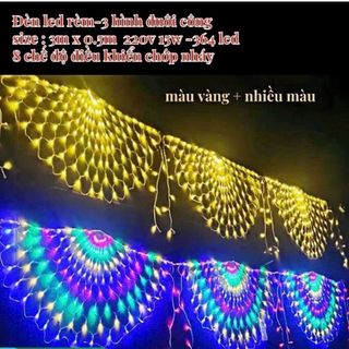 Đèn led trang trí đuôi công