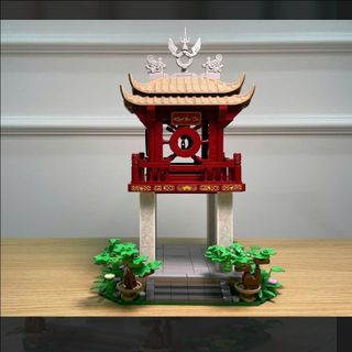 Lắp ráp mô hình Khuê Văn Các