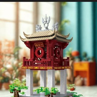 Lắp ráp mô hình Khuê Văn Các