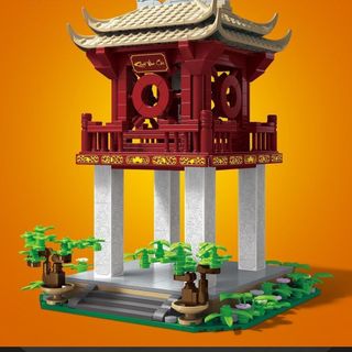 Lắp ráp mô hình Khuê Văn Các