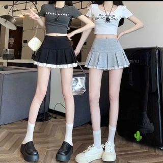 CHÂN VÁY XẾP LY PHỐI REN - LÊ PHƯƠNG BOUTIQUE